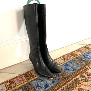 Banana Republic black leather boot
